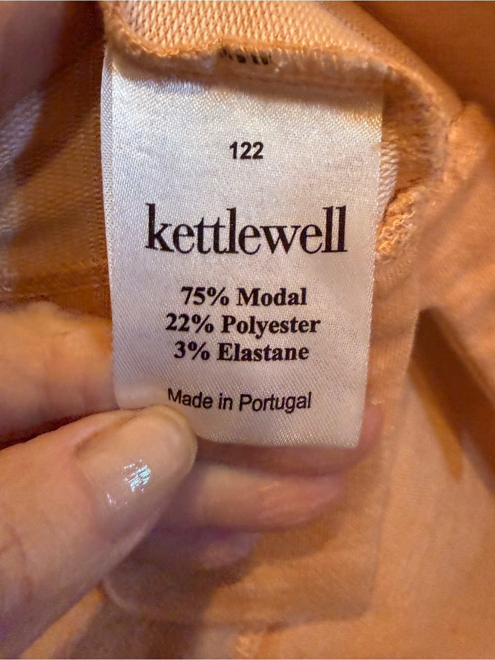 Kettlewell Colours Woman’s Relaxed Peach Casual Crewneck Pullover Sweatshirt L - Picture 8 of 11